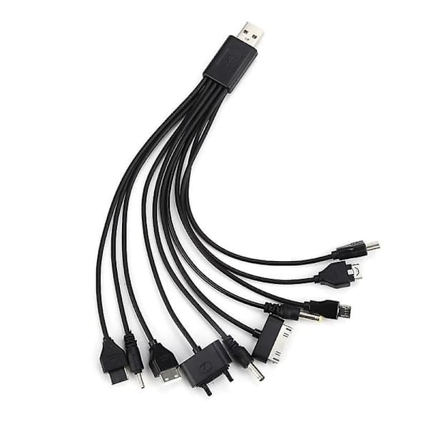 1 pc 10-in-1 Multifunctional Charger USB Cables For Ipod Motorola Nokia Samsung Lg Sony Ericsson Consumer Electronics Data Cables