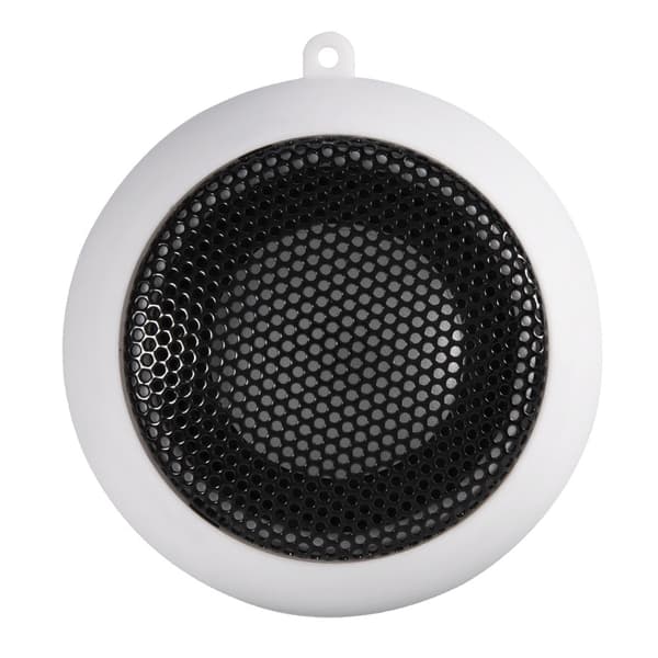 Portable Mini 3.5mm Speaker with Built-in Battery - White
