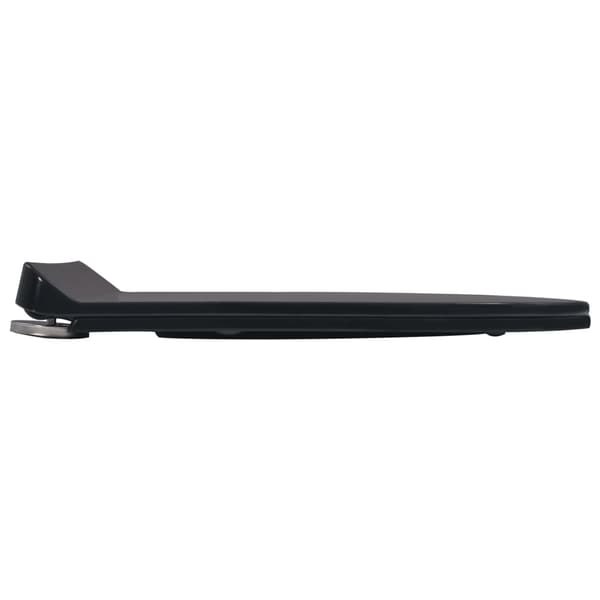 vidaXL Toiletsæde med soft close og quick release sort Svart black