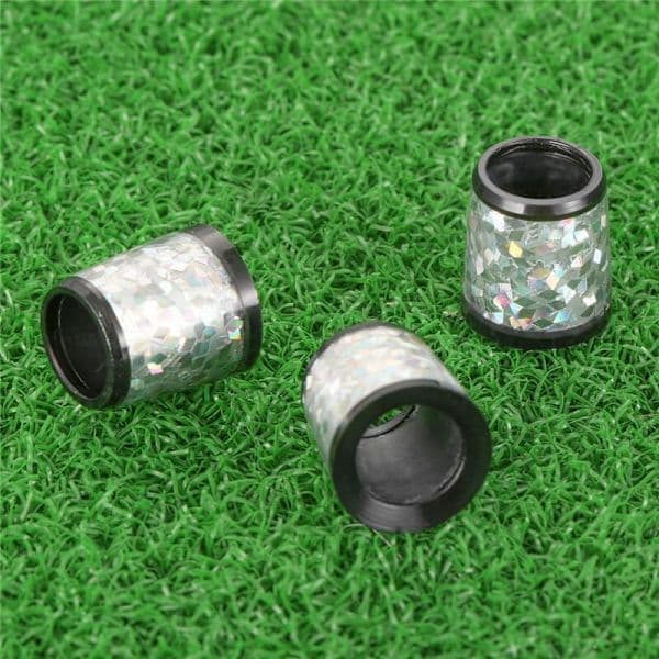 10 stk. spidsstørrelse 0.370 golf-ferrules 9.3X15X13.7mm golf-ferrule udskiftningsspids golfkølleskaft-tilbehør