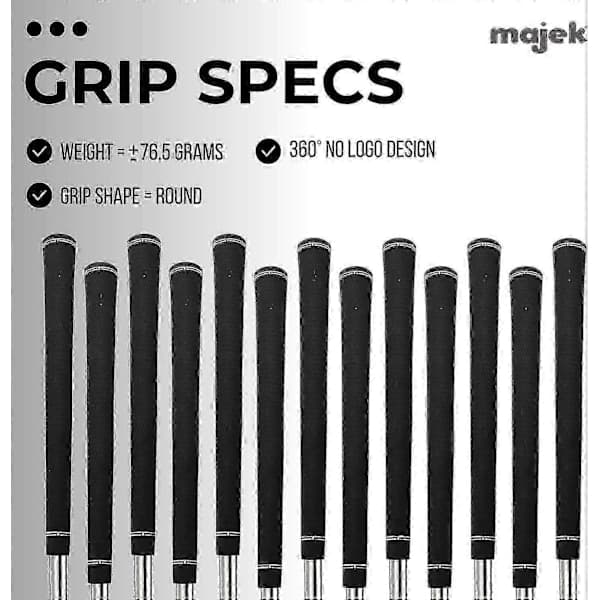Majek 13-delt Jumbo Golfgreb