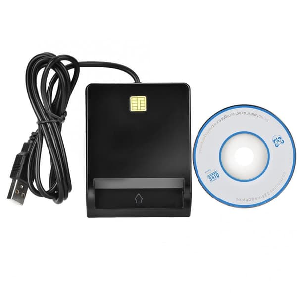 USB 2.0 Chipkortlæser ID SIM-kortlæser ID-kortlæser bærbar
