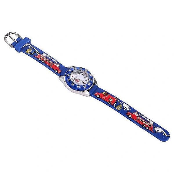 Barnklocka 3D Analog Kvartsklocka Armbandsur för Pojkar och Flickor 30m Vattentät