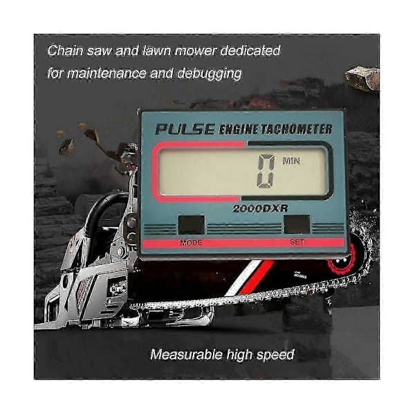 Multifunksjonell Håndholdt Turteller - Induktiv Motorsag Gressklipper Bensinmotor Timing i Minutter Tac