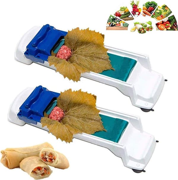 2 stk vinbladrullemaskin, kjøttrullemaskin