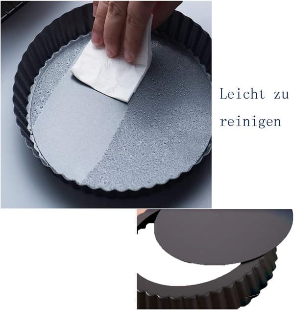 Kakeform paiform, non-stick med avtakbar bunn kakebakeform (22 cm)