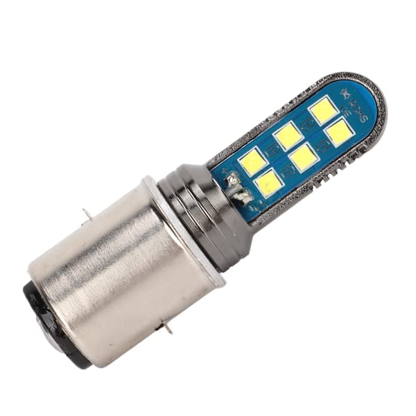 12LED BA20D LED Headlight Motorcycle Electric Vehicle Double Claw BA20D Motorcycle Lamp