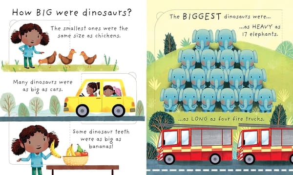 Fanns dinosaurier verkligen? - En bok för barn om dinosaurier