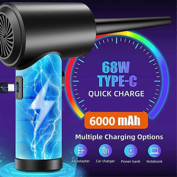 Electric Air Duster Compressed Air Cordless Duster