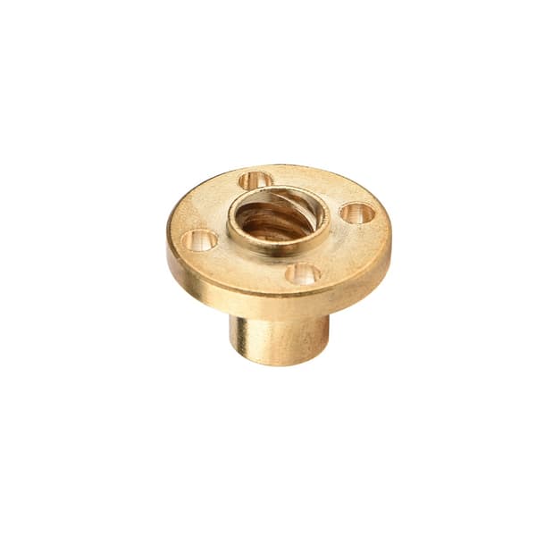 T8 8mm Stainless Steel Threaded Lead Screw with Brass Nut for 3D Printer - 100mm