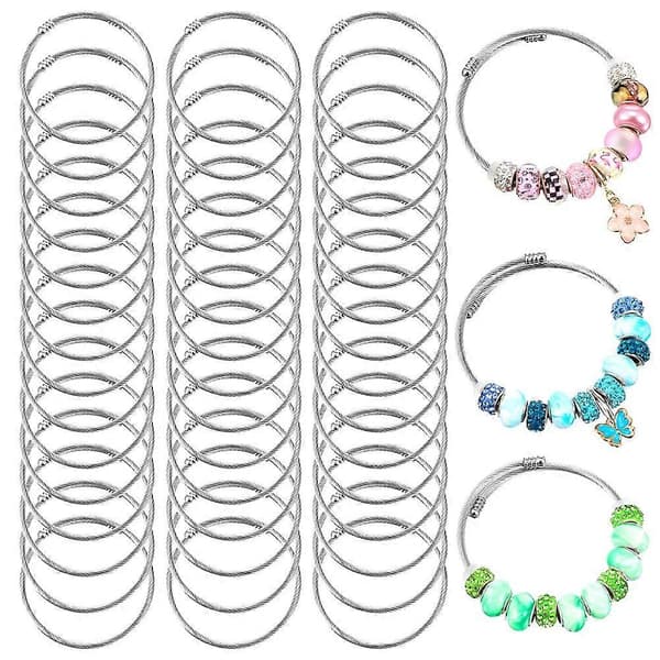 45 st orm charm armband set rostfritt stål expanderbara armband justerbara silver orm armband kedja