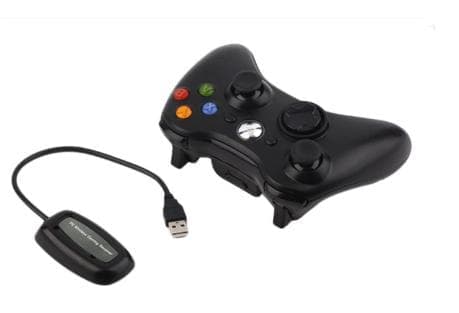 Xbox 360 Trådløs Controller 2,4 GHz Sort