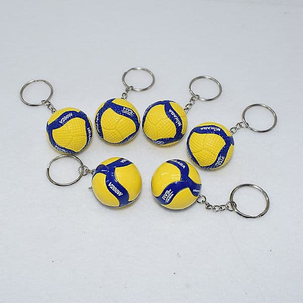 Mikasa Volleyball Nøglering 3,8 cm Hård PVC Vedhæng