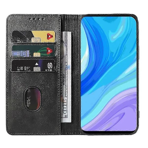 Magnetisk ekte skinnveske til Huawei P Smart Pro
