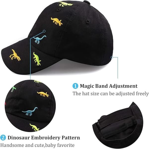 Baseballcaps Gutter og Jenter Barnecaps Barnehatt Jente Justerbar 2 til 8 År Baseballcaps