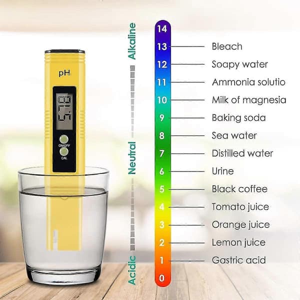 Digital PH-måler, 0,01Ph Højpræcisions PH-tester til drikkevand -Yx