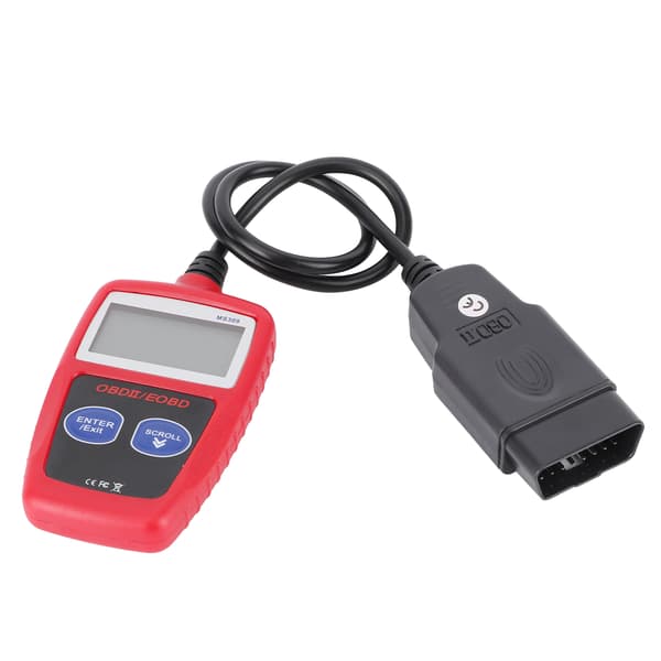 Car Diagnostic Scanner OBD2 Fault Detector Backlit LCD Screen Car Tool MS309