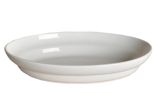 Porcelænsskål Kombo - Oval Afrundet Kant - 3 dele Vit 3750