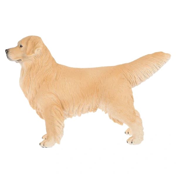 Babylegetøj Golden Retriever Model Beige 7,7x14,7x22,2 cm