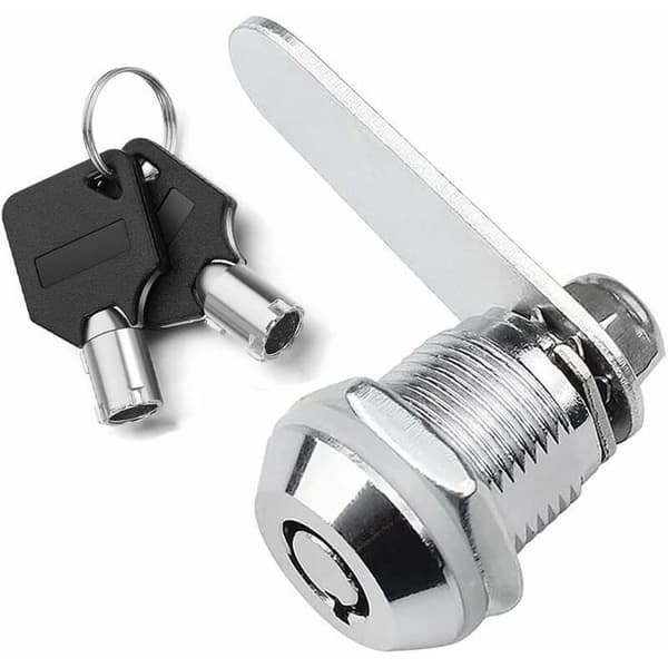 Lock, cylinder lock, security bolt for mailbox cylinder with identical keys (20mm)