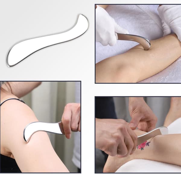 3-i-1 Muskel Skrapeverktøy - Gua Sha Skrapeverktøy Fysioterapi (A+D+S)