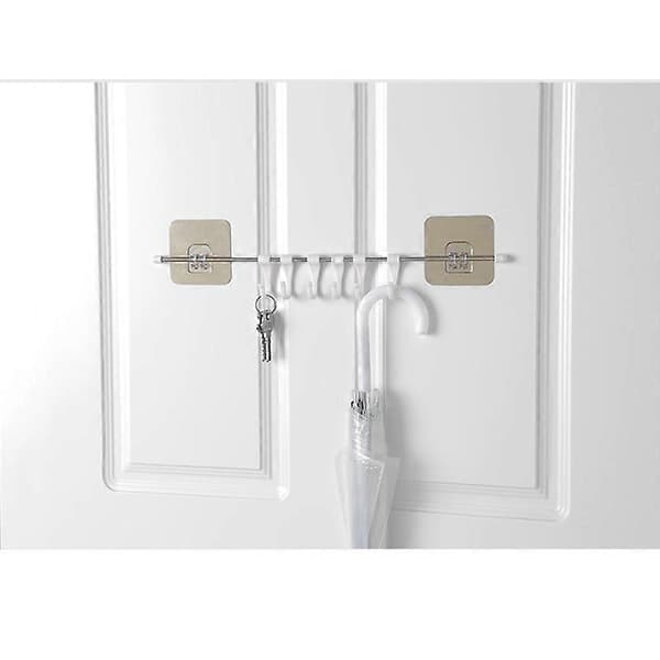 Creative Adhesive Bathroom Kitchen Door Back Hanger Wall Mounted Hook Holder