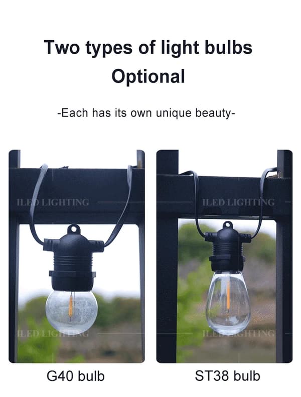 Bærbar campinglampe LED 360° varmhvit Warm White