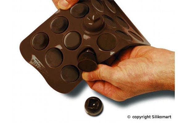 Silikomart Easy Choc Pralineform Ske Brun brown