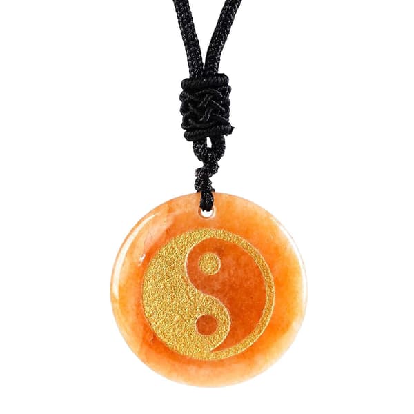 Orange Halsbandshänge DIY Smycken