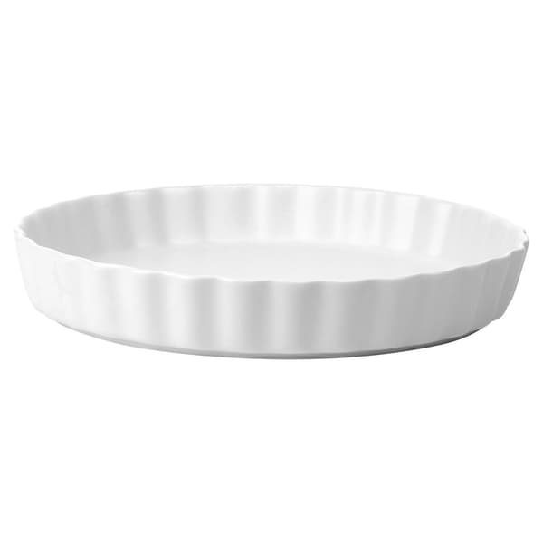Keramisk kakeform, hvit, 24,5 cm