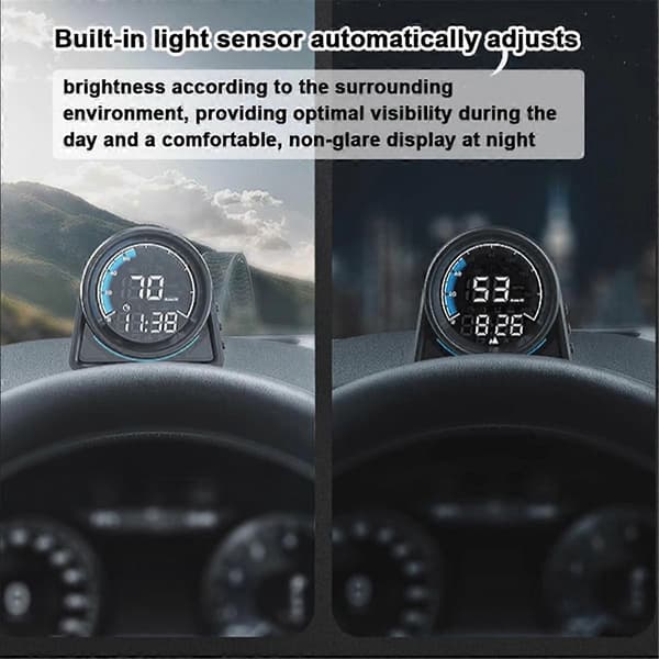 Bil Head-Up Display GPS Digital Hastighetsmätare / med LED-Display Hastighetsvarning Trötthetskörning Påminnelse Bil Husbil SUV