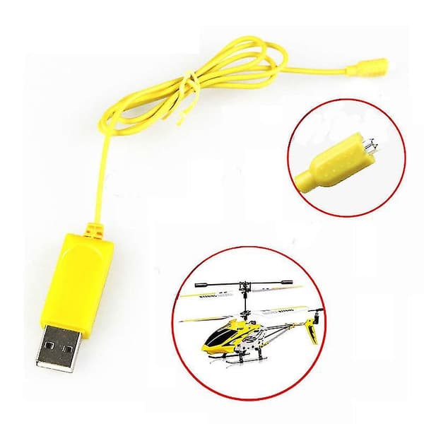 Syma S107 S105 RC Helikopter USB Mini-oplader ladekabel reservedel