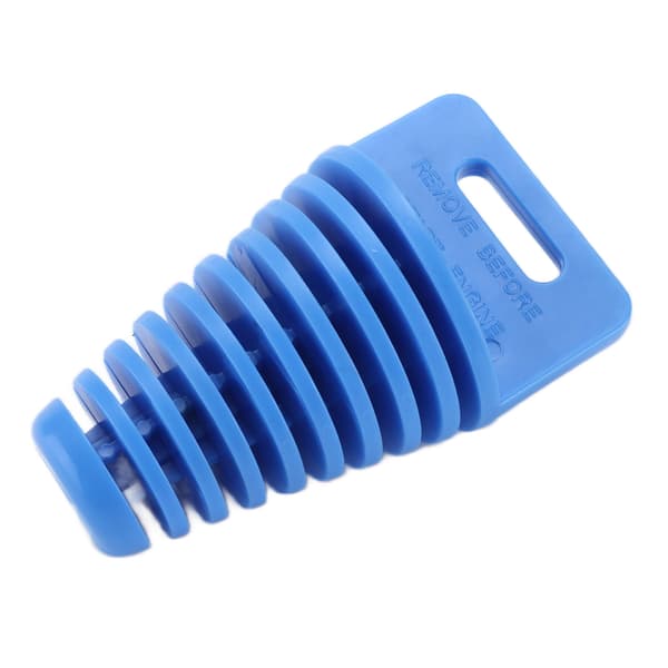 Motorcycle Exhaust Pipe Plug Rubber Packing Wash Plug Blue Waterproof Exhaust Silencer Plug