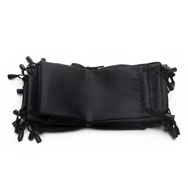 10 Pieces Microfiber Pouch Bag Microfiber Glasses Sunglasses Case Quality Soft Sunglasses Pouch (Black)