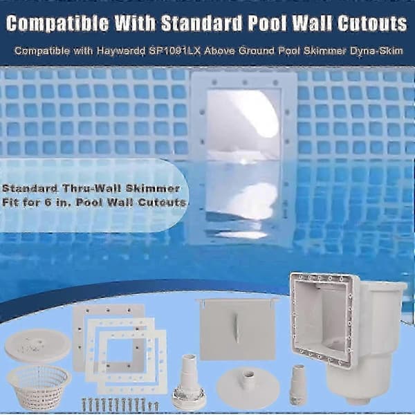 Standard Pool Skimmer SP1091LX for Hayward Dyna-Skim 6'