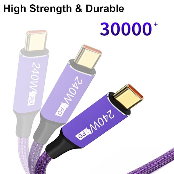 USB-C snabbladdningskabel Typ-C datakabel 3M 3m
