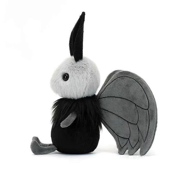 Halloween Moth Man -luuranko pehmolelu 20 cm musta pehmo juhlakoriste