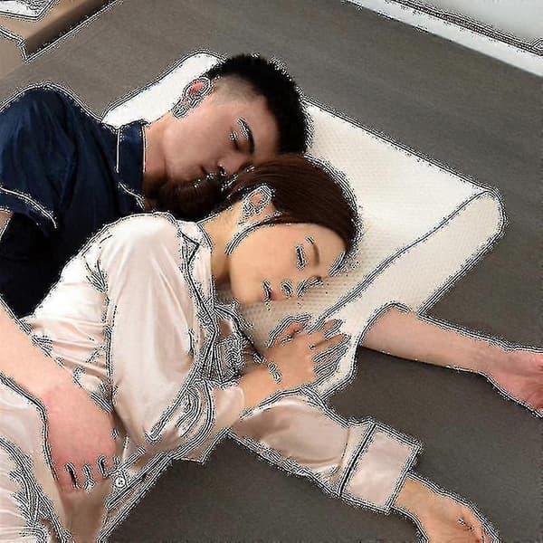 Kuddar för par, välvd gos-kudde med långsam återhämtning av memory foam för armstöd hand(,f)