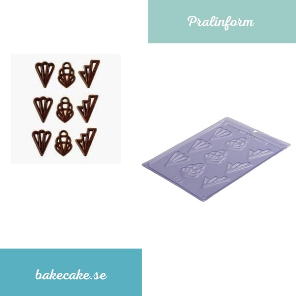 Pralineform Chokoladeform - Porto Formas 115 Transparent transparent