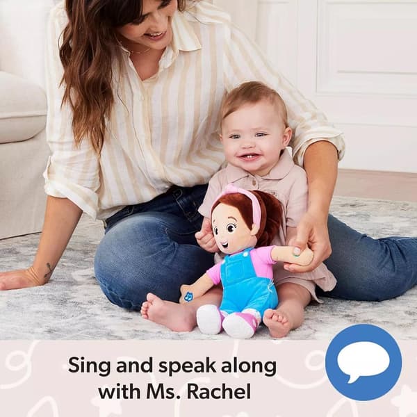 Ms. Rachel Interactive Singing & Play Doll - Soft Plush Toy for Infants & Toddlers