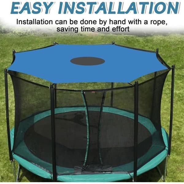 Trampoline tilbehør: Solbeskyttelse for 8-stangs trampoline (305 cm) – Vanntett og UV-bestandig