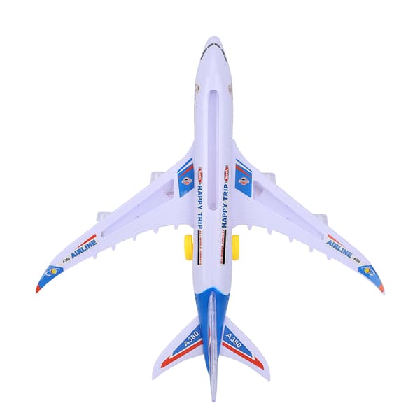 A380 fly 43 cm langt elektrisk modelfly med lyd og lys børnelegetøj Modelfly