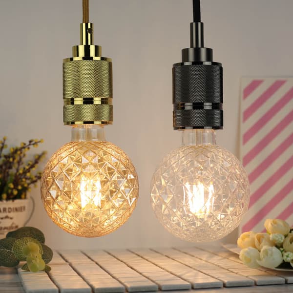 LED vintage 1906 lampe, sokkel: E27, varmhvit, 2700 K, 4W (Gull)