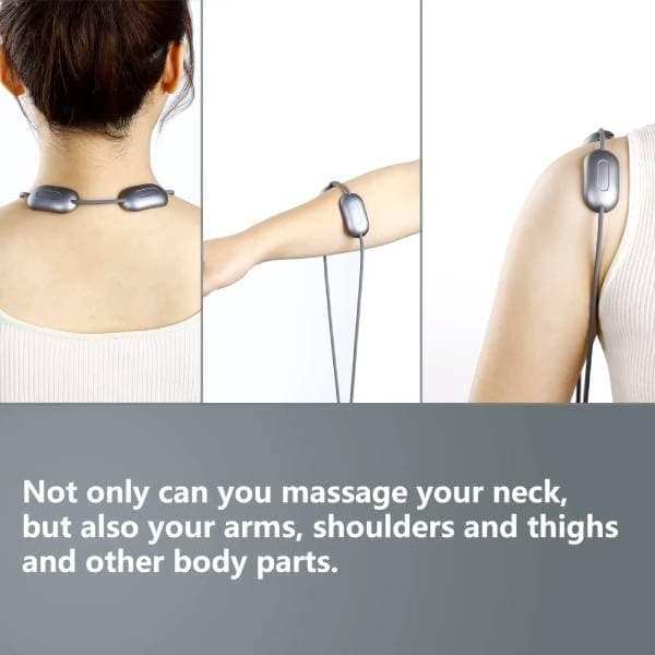 Mininackmassager med snodd 4 lägen 9 styrkor 3 hastigheter
