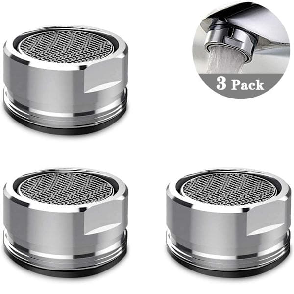 3 keittiöhanasuodatinta 24mm, vesisuihku
