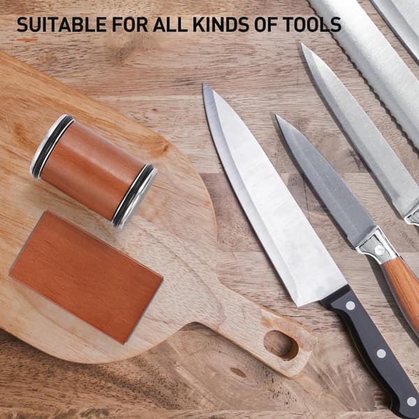 Rolling Knife Sharpener for Kitchen Knives - Rolling Knife Sharpening - Knife Sharpening Tool Kit Offers Sharpening Stone