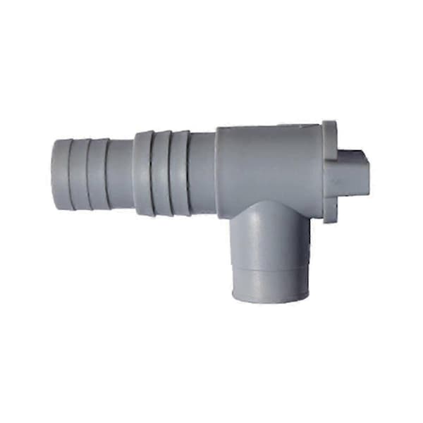 32 mm Outdoor Pool Adapter with Leak-Proof On/Off Plunger Valve for PVC Hose Replacement