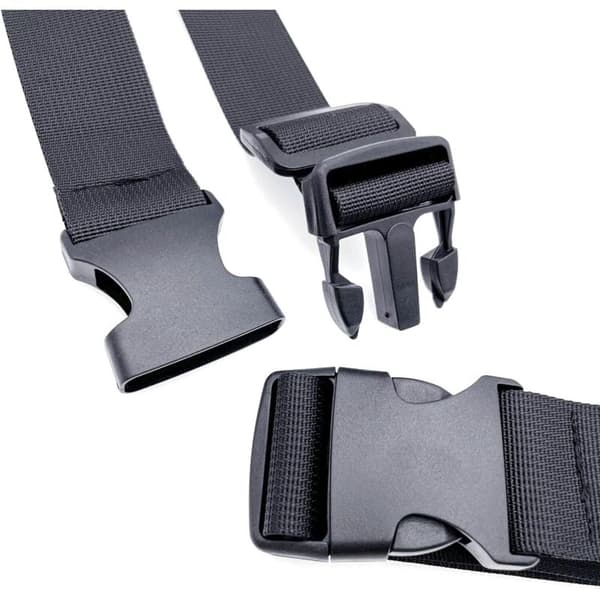 Set of 2 short luggage straps (30-50 cm) for adding a bag