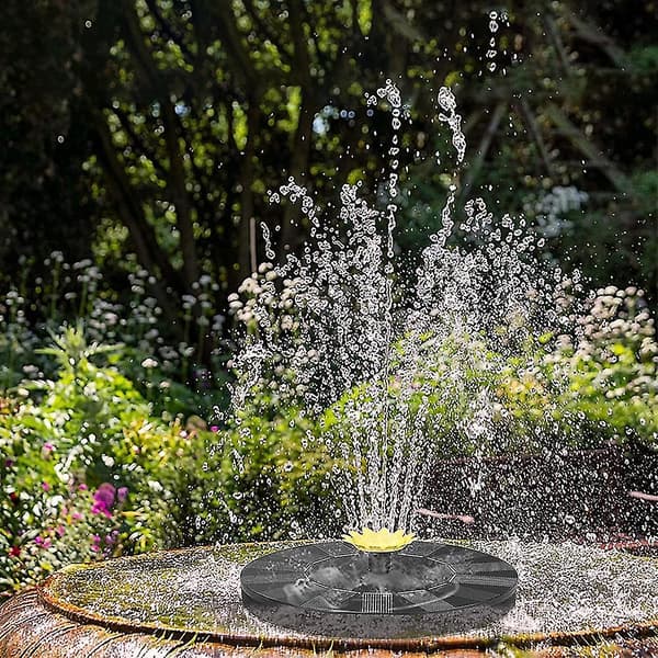 Solar fontenepumpe, solfontenepumpe med 5 dyser