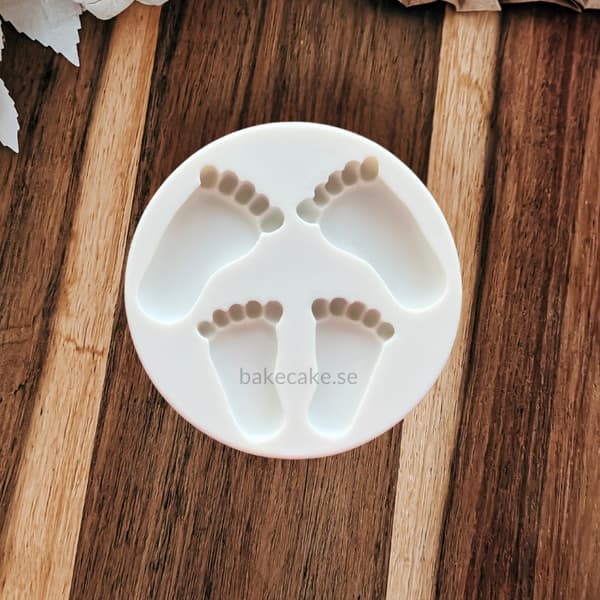 Babyfod Silikoneform til Kagepynt – Perfekt til Baby Shower 70